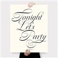 Picture of Tonight Let's Party _GroupedProduct_Rectangle_Portrait_Canvas_
