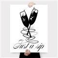 Picture of Just a Sip _GroupedProduct_Rectangle_Portrait_Canvas_