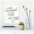 Picture of Tonight Let's Party _GroupedProduct_Rectangle_Portrait_Canvas_