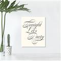 Picture of Tonight Let's Party _GroupedProduct_Rectangle_Portrait_Canvas_