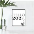 Picture of Hello 2024 _GroupedProduct_Rectangle_Portrait_Canvas_Framed_