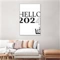 Picture of Hello 2024 _GroupedProduct_Rectangle_Portrait_Canvas_Framed_