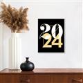 Picture of 2024 Gold  _GroupedProduct_Rectangle_Portrait_Canvas_Framed_
