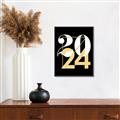 Picture of 2024 Gold  _GroupedProduct_Rectangle_Portrait_Canvas_Framed_