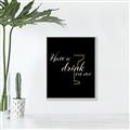 Picture of Have a Drink _GroupedProduct_Rectangle_Portrait_Canvas_Framed_