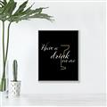 Picture of Have a Drink _GroupedProduct_Rectangle_Portrait_Canvas_Framed_
