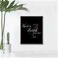 Picture of Have a Drink _GroupedProduct_Rectangle_Portrait_Canvas_Framed_