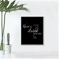 Picture of Have a Drink _GroupedProduct_Rectangle_Portrait_Canvas_Framed_