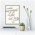 Picture of Tonight Let's Party _GroupedProduct_Rectangle_Portrait_Canvas_Framed_