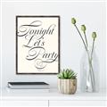 Picture of Tonight Let's Party _GroupedProduct_Rectangle_Portrait_Canvas_Framed_