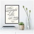 Picture of Tonight Let's Party _GroupedProduct_Rectangle_Portrait_Canvas_Framed_