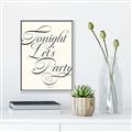 Picture of Tonight Let's Party _GroupedProduct_Rectangle_Portrait_Canvas_Framed_