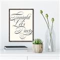 Picture of Tonight Let's Party _GroupedProduct_Rectangle_Portrait_Canvas_Framed_