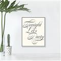 Picture of Tonight Let's Party _GroupedProduct_Rectangle_Portrait_Canvas_Framed_