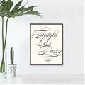Picture of Tonight Let's Party _GroupedProduct_Rectangle_Portrait_Canvas_Framed_