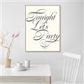 Picture of Tonight Let's Party _GroupedProduct_Rectangle_Portrait_Canvas_Framed_