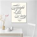Picture of Tonight Let's Party _GroupedProduct_Rectangle_Portrait_Canvas_Framed_