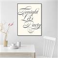 Picture of Tonight Let's Party _GroupedProduct_Rectangle_Portrait_Canvas_Framed_