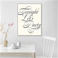 Picture of Tonight Let's Party _GroupedProduct_Rectangle_Portrait_Canvas_Framed_