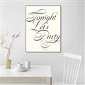 Picture of Tonight Let's Party _GroupedProduct_Rectangle_Portrait_Canvas_Framed_