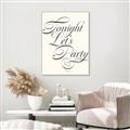 Picture of Tonight Let's Party _GroupedProduct_Rectangle_Portrait_Canvas_Framed_
