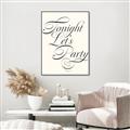 Picture of Tonight Let's Party _GroupedProduct_Rectangle_Portrait_Canvas_Framed_