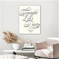 Picture of Tonight Let's Party _GroupedProduct_Rectangle_Portrait_Canvas_Framed_