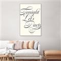 Picture of Tonight Let's Party _GroupedProduct_Rectangle_Portrait_Canvas_Framed_