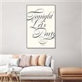 Picture of Tonight Let's Party _GroupedProduct_Rectangle_Portrait_Canvas_Framed_