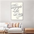 Picture of Tonight Let's Party _GroupedProduct_Rectangle_Portrait_Canvas_Framed_