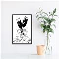 Picture of Just a Sip _GroupedProduct_Rectangle_Portrait_Canvas_Framed_