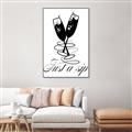 Picture of Just a Sip _GroupedProduct_Rectangle_Portrait_Canvas_Framed_
