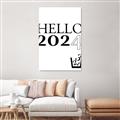 Picture of Hello 2024 _GroupedProduct_Rectangle_Portrait_Unframed_Print_Only_