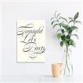 Picture of Tonight Let's Party _GroupedProduct_Rectangle_Portrait_Unframed_Print_Only_