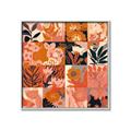 Picture of Whispers of Peach Memory _GroupedProduct_Square_Canvas_Framed_