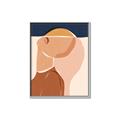Picture of Figurative Half Face _GroupedProduct_Rectangle_Portrait_Canvas_Framed_