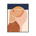 Picture of Figurative Half Face _GroupedProduct_Rectangle_Portrait_Canvas_Framed_