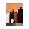 Picture of Still Life Symphony in Peach _GroupedProduct_Rectangle_Portrait_Canvas_Framed_