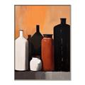 Picture of Still Life Symphony in Peach _GroupedProduct_Rectangle_Portrait_Canvas_Framed_