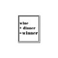Picture of Wine Dinner Winner _GroupedProduct_Rectangle_Portrait_Canvas_Framed_