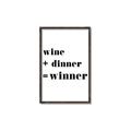 Picture of Wine Dinner Winner _GroupedProduct_Rectangle_Portrait_Canvas_Framed_