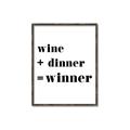 Picture of Wine Dinner Winner _GroupedProduct_Rectangle_Portrait_Canvas_Framed_