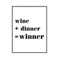 Picture of Wine Dinner Winner _GroupedProduct_Rectangle_Portrait_Canvas_Framed_