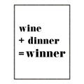 Picture of Wine Dinner Winner _GroupedProduct_Rectangle_Portrait_Canvas_Framed_