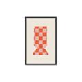Picture of Mosaic of Peach Vase _GroupedProduct_Rectangle_Portrait_Canvas_Framed_