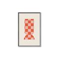 Picture of Mosaic of Peach Vase _GroupedProduct_Rectangle_Portrait_Canvas_Framed_
