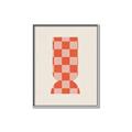 Picture of Mosaic of Peach Vase _GroupedProduct_Rectangle_Portrait_Canvas_Framed_
