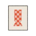 Picture of Mosaic of Peach Vase _GroupedProduct_Rectangle_Portrait_Canvas_Framed_