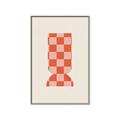 Picture of Mosaic of Peach Vase _GroupedProduct_Rectangle_Portrait_Canvas_Framed_