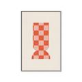 Picture of Mosaic of Peach Vase _GroupedProduct_Rectangle_Portrait_Canvas_Framed_